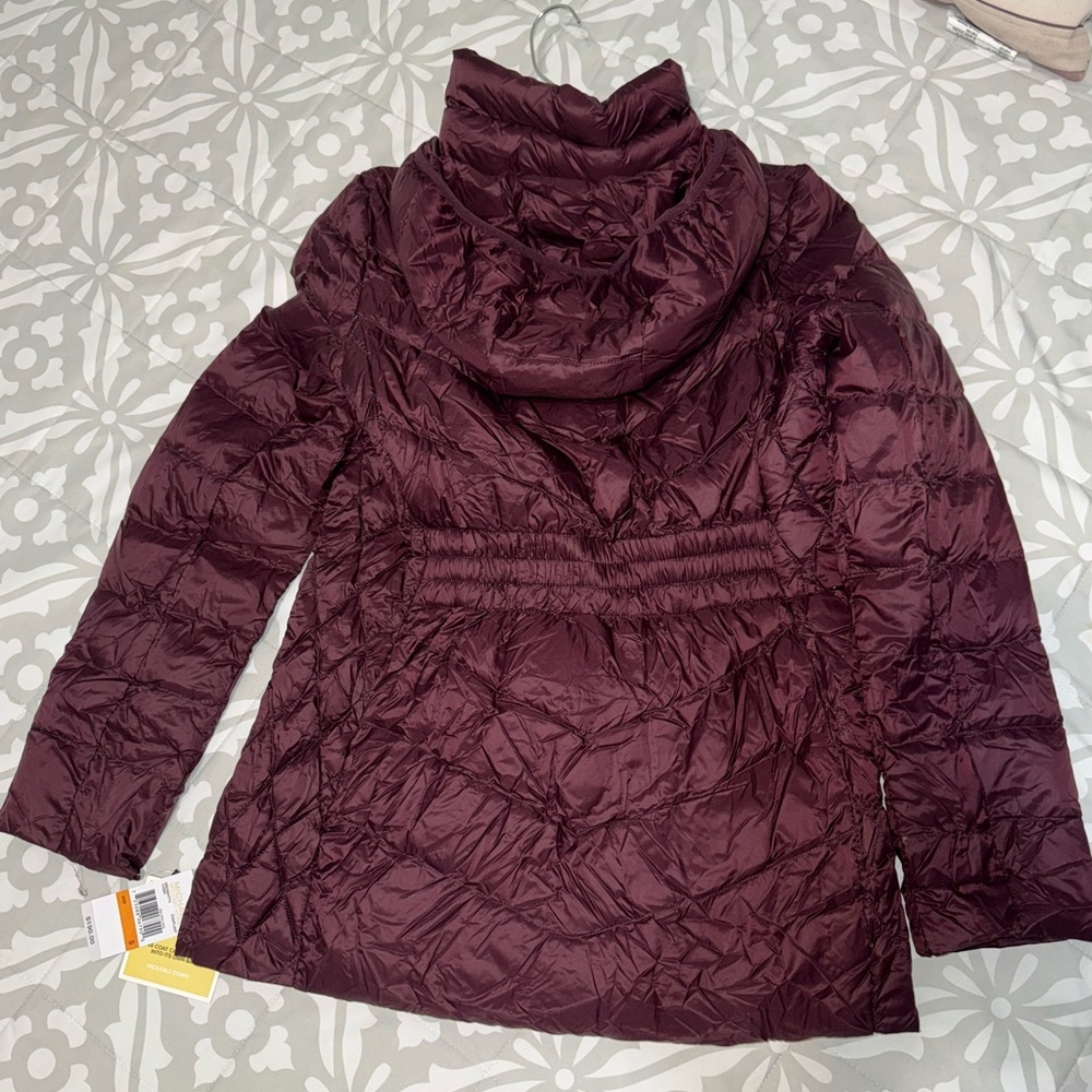 Michael Kors Eggplant Quilted Jacket - Picture 2 of 9